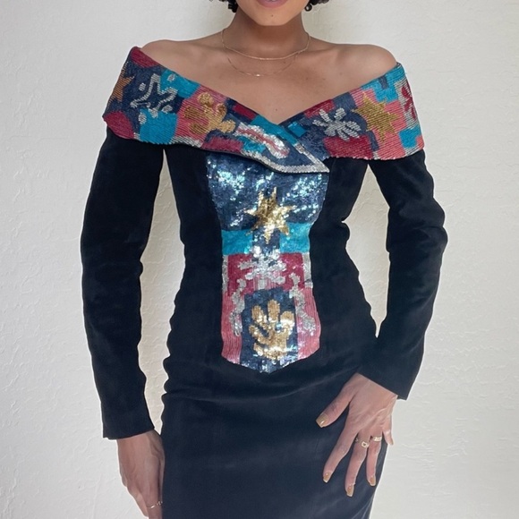 Michael Hoban North Beach
Suede & Sequin Dress Size XS - Picture 4 of 16